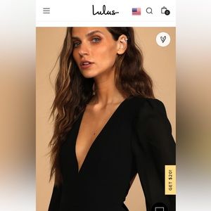 Long Sleeve Black Dress